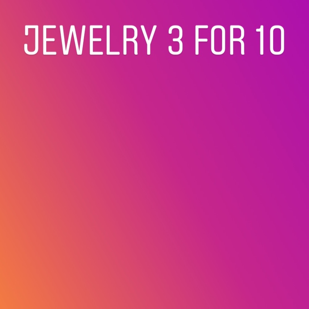 Sale! Jewelry 3 pieces for 10
